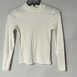 Free People Maria Maria Crochet Embroidered Blouse Athena Red Terracotta S